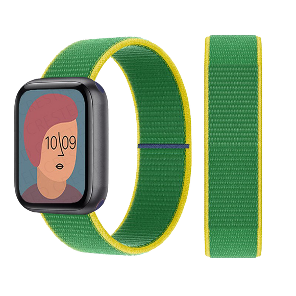 Nylon loop Strap for Apple watch band correa bracelet iWatch serie 3 4 5 6 se 7